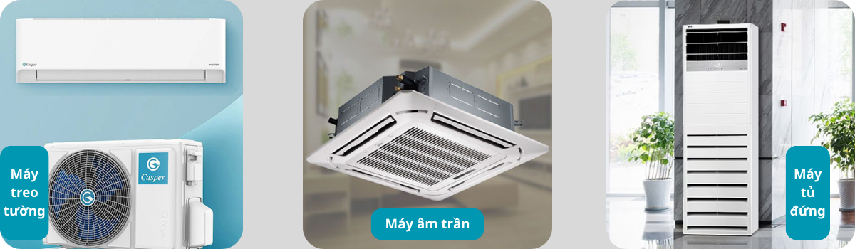 Những dòng máy lạnh phổ biến trên thị trường