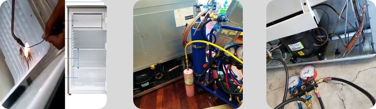 Quy trình sạc gas tủ lạnh ở Bình Chánh