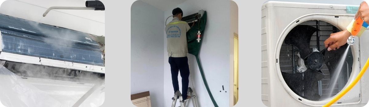 Quy trình vệ sinh máy lạnh tại Bình Chánh