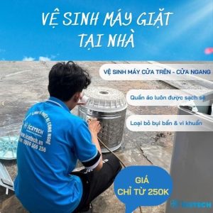 Vệ sinh máy giặt icetech