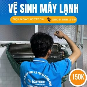 Vệ sinh máy lạnh icetech