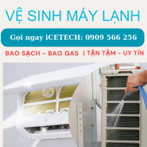 vệ sinh máy lạnh icetech