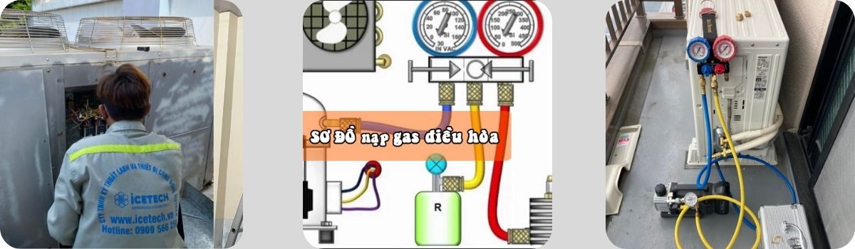 Sạc gas máy lạnh điều hòa ở Bình Chánh