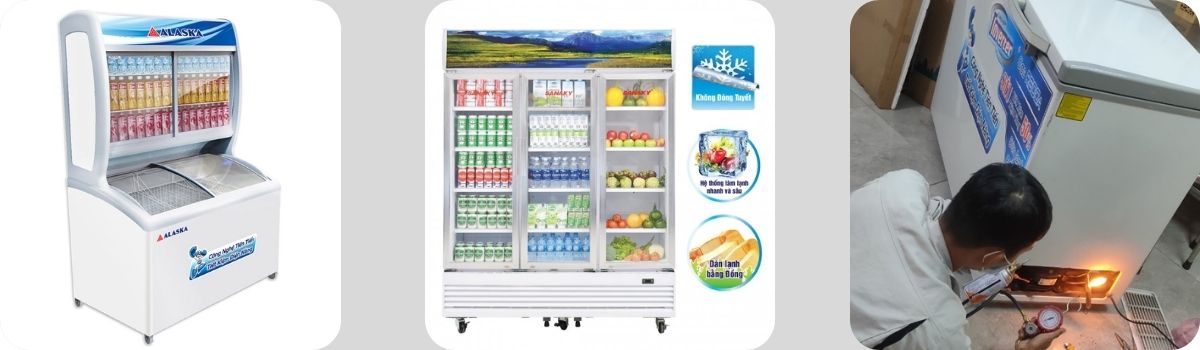 Sửa chữa tủ đông, tủ mát tại Bình Chánh