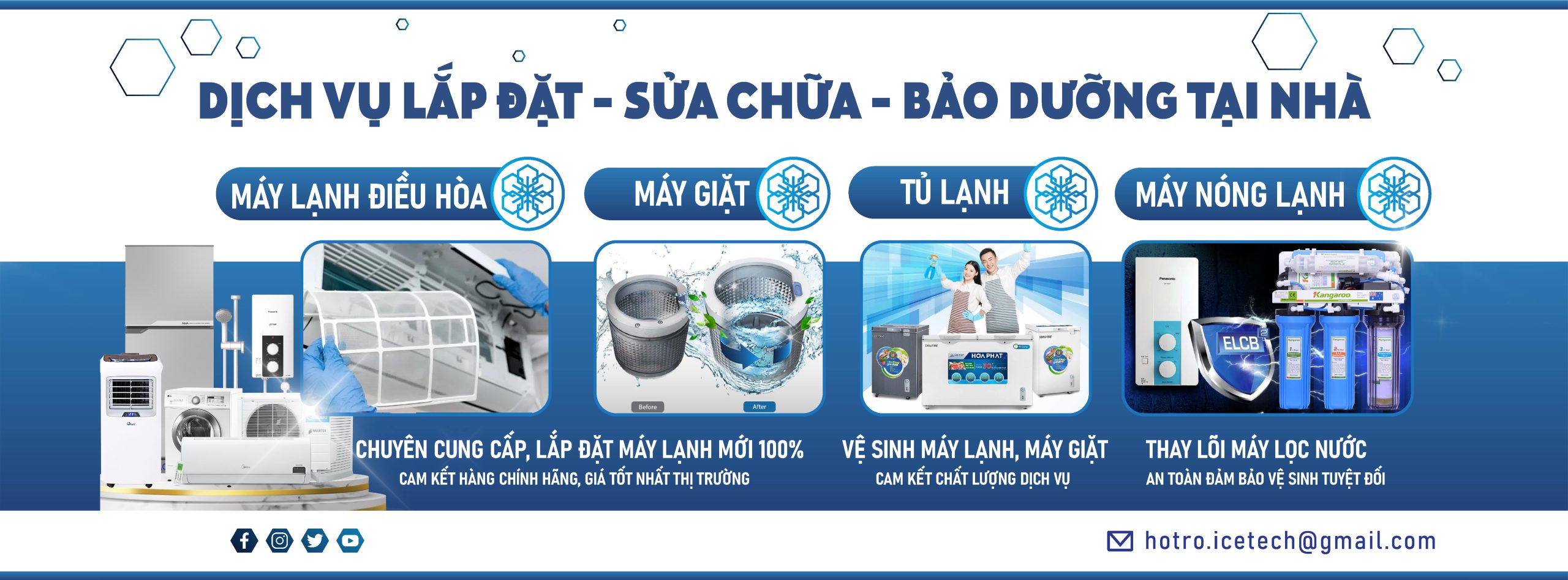 Lắp đặt máy lạnh tại bình chánh